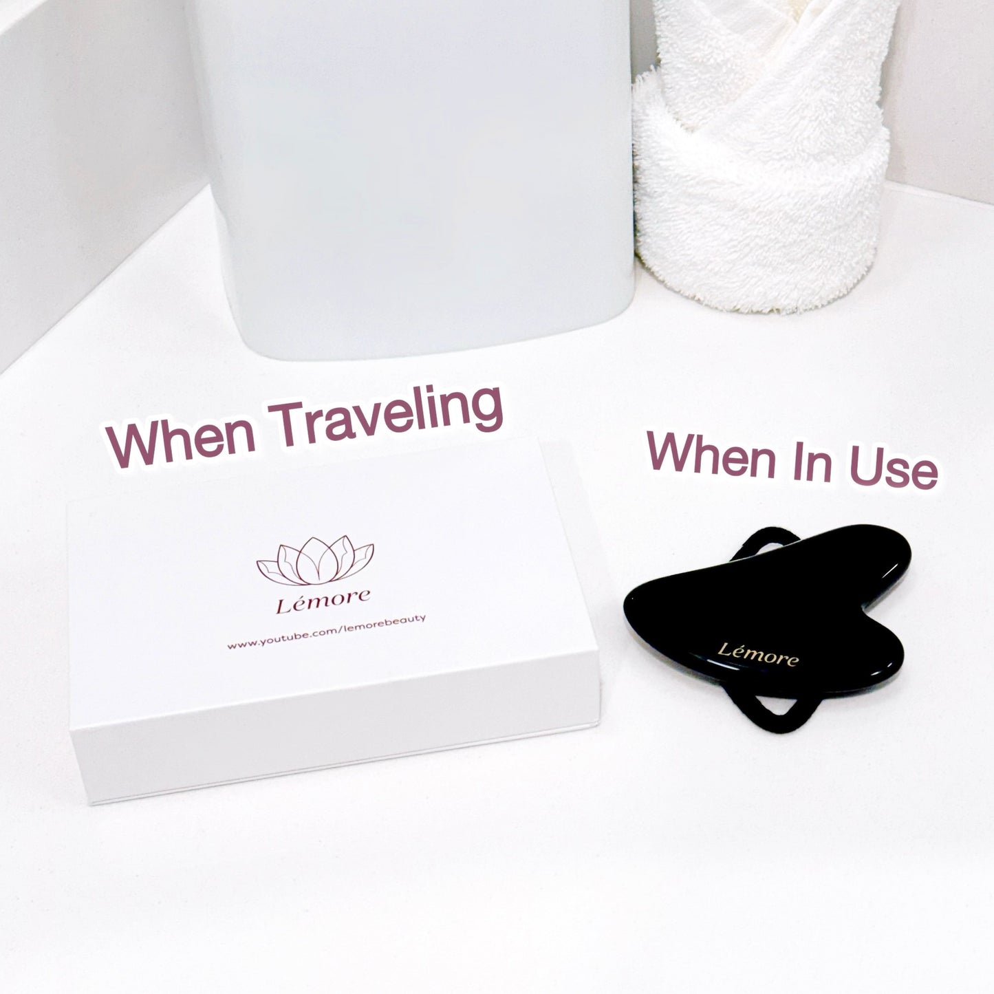 Premium Obsidian Gua Sha Facial & Acupressure Massage Tool